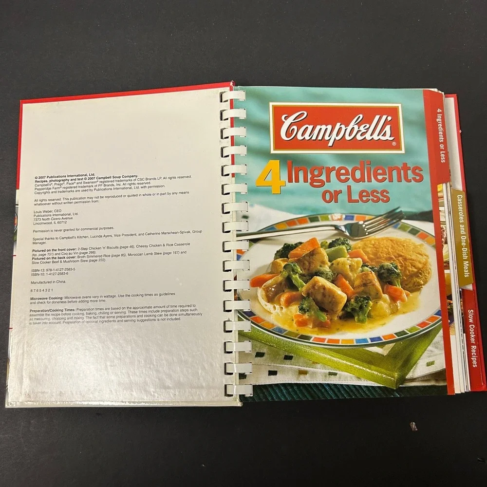 CampbellS campbell cookbook